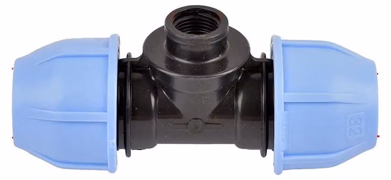 Adattatore per serbatoio di irrigazione, compatibile con tubi in PVC/PE/PPR, connessione sicura, X