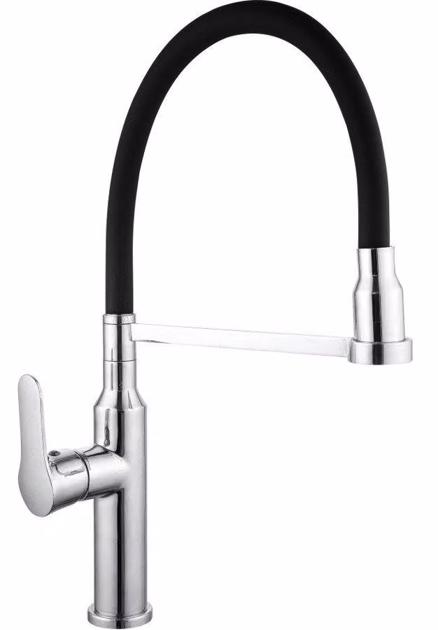Mexen Edna rubinetteria da cucina, cromo/nera - 672900-00