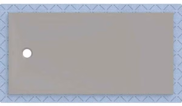 Geberit CleanFloor30 surface de douche, intégrée, avec voile d'étanchéité, 180x90cm, 551.019.29.1, 551.019.29.1
