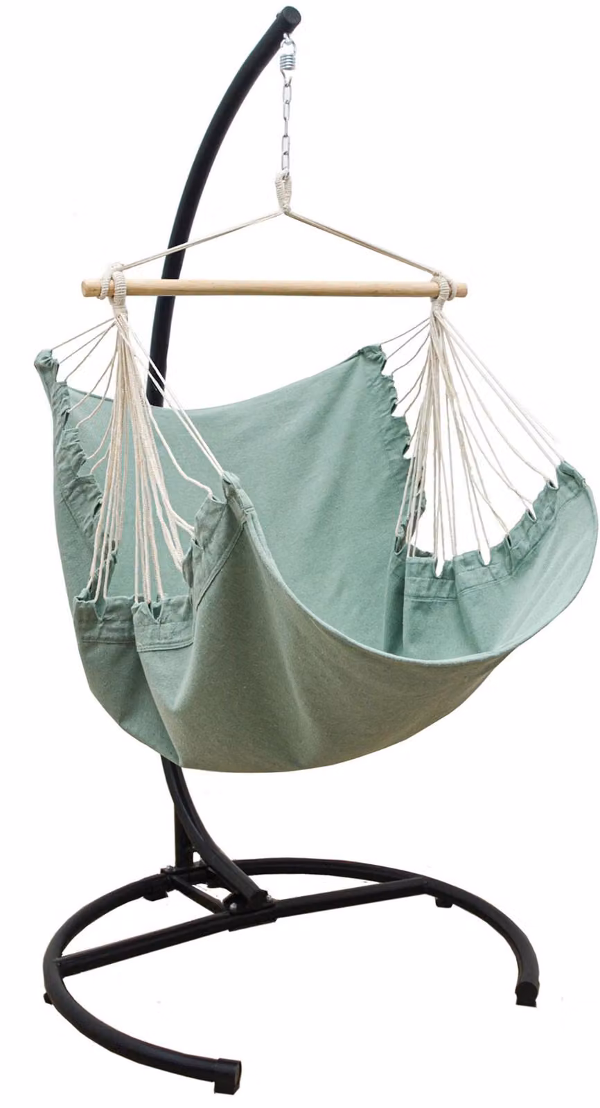 Sedia sospesa XL con struttura per esterni - supporto per sedia sospesa 210cm con sedia relax