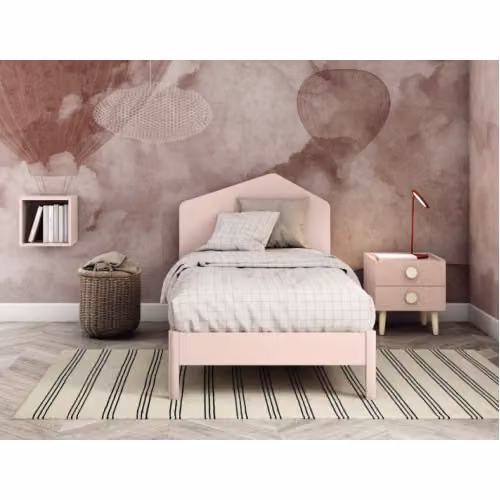 Letto singolo in legno Roof
