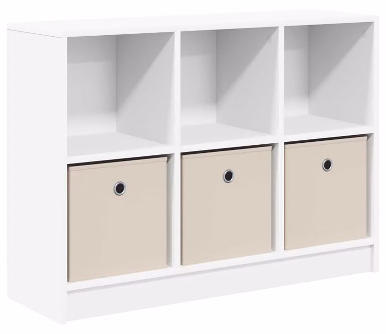 Credenza con cassetto Bianco 88,5 x 27,5 x 63,5 cm