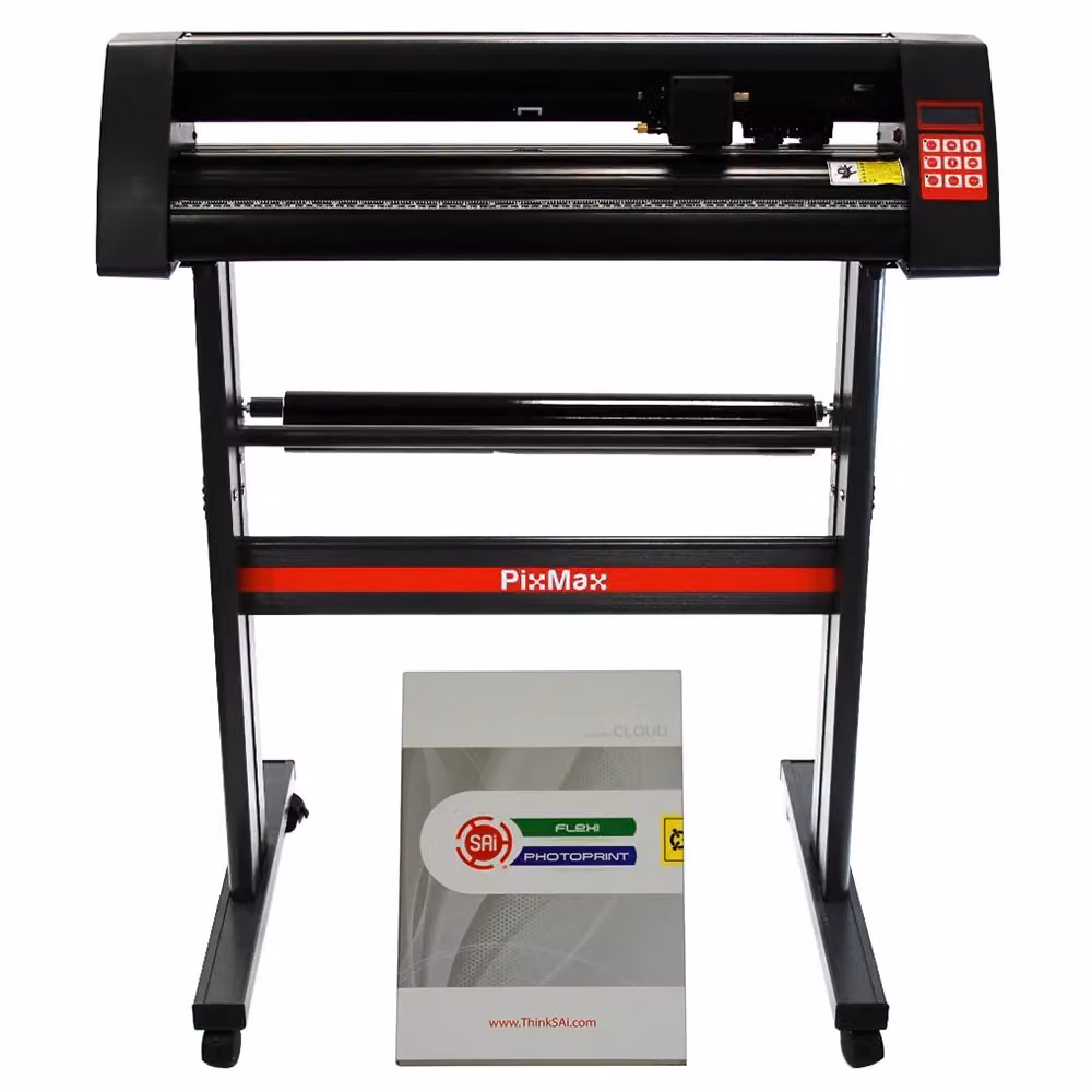 PixMax Monster Doodles Plotter da Taglio per Vinile da 72 cm, Colore Nero con Connessione USB-C – 2