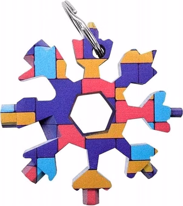 Utensile turistico multitool multicolore
