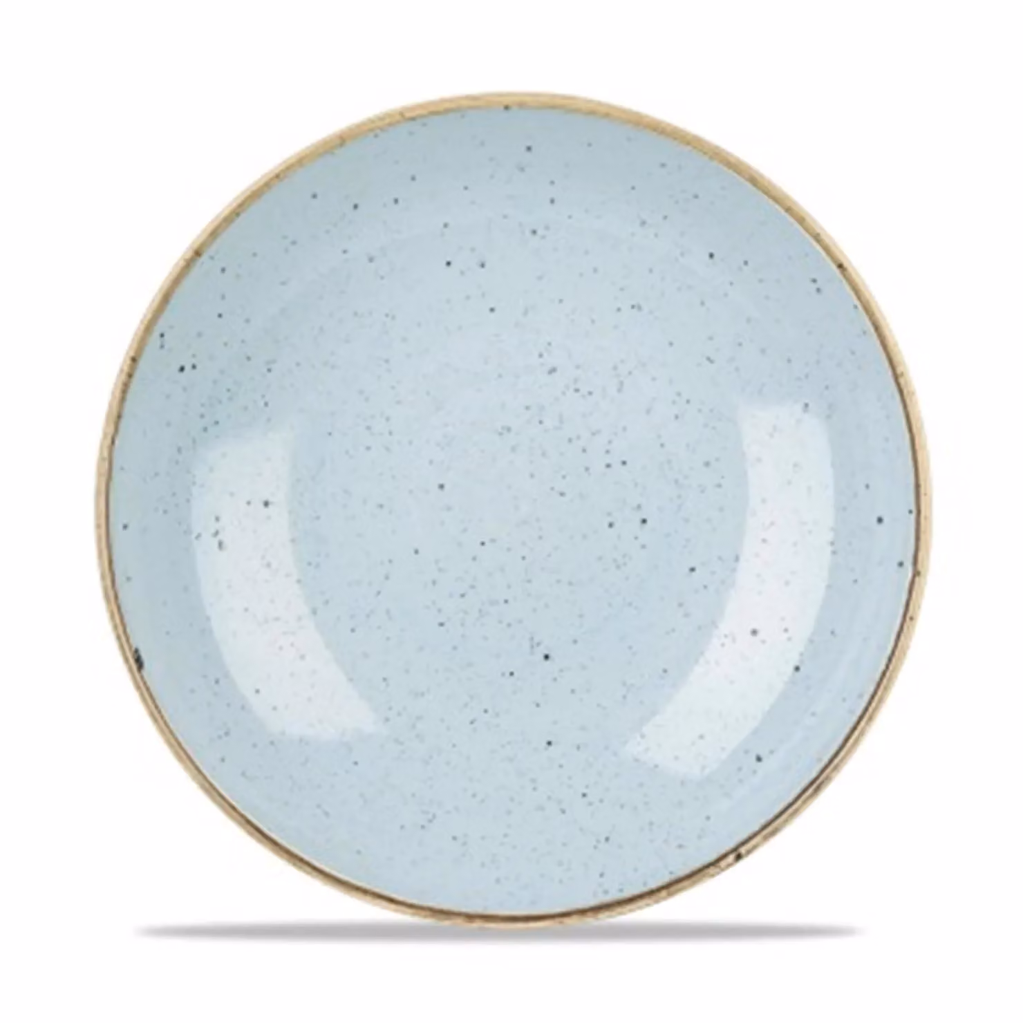 Piatto fondo in porcellana azzurro stone, diam. 31cm, 12 pezzi