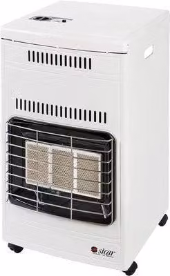 Stufa Gas GPL Infrarossi Euro 90 Sicar Bianco Watt 4200 cm 42X45 H.cm 77,5