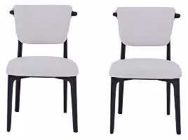 Weiße Stühle Polsterstuhl Zwei Stühle im Set Stühle für Esszimmer und Küche