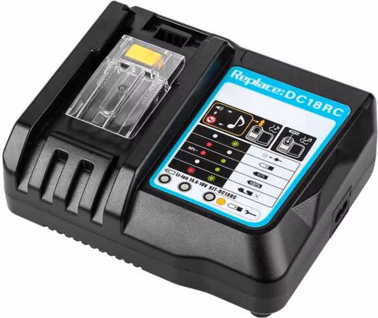 Caricabatteria DC18RC per Makita BL1850 BL1815 BL1815N BL1820 BL1820B BL1830 BL1830B BL1835 BL1840 BL1840B BL1845 BL1850B BL1860 BL1860B LXT400