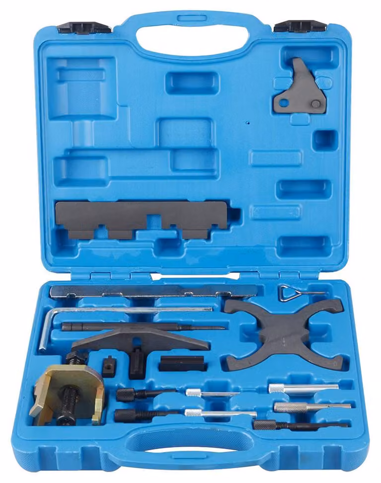Kit di strumenti per la fasatura del motore, 18 pezzi, compatibile con Ford e Mazda, strumento per la sincronizzazione