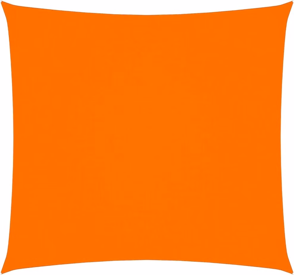 Vela Parasole in Tela Oxford Quadrata 3,6x3,6 m Arancione