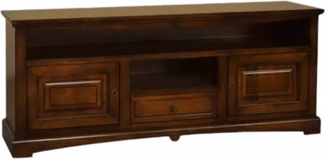 Mobile porta TV Goccia classico in legno tinta noce Mobili 2G L: 170 cm, P: 46 cm, H: 69 cm – 4