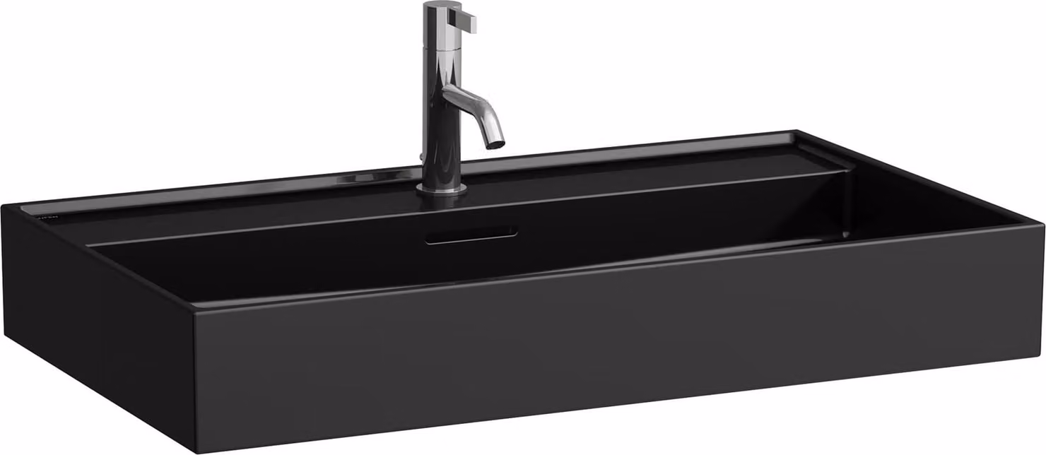LAUFEN Kartell lavabo à poser, 3 trous pour robinet, avec trop-plein, 800x460mm, H8163360201081, H8163360201081