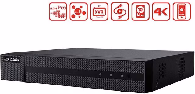 Videoregistratore DVR HiWatch HWD-6116MH-G2 16 Canali 5 In 1 Nero con supporto HDTVI AHD CVI CVBS IP e compressione H.265+