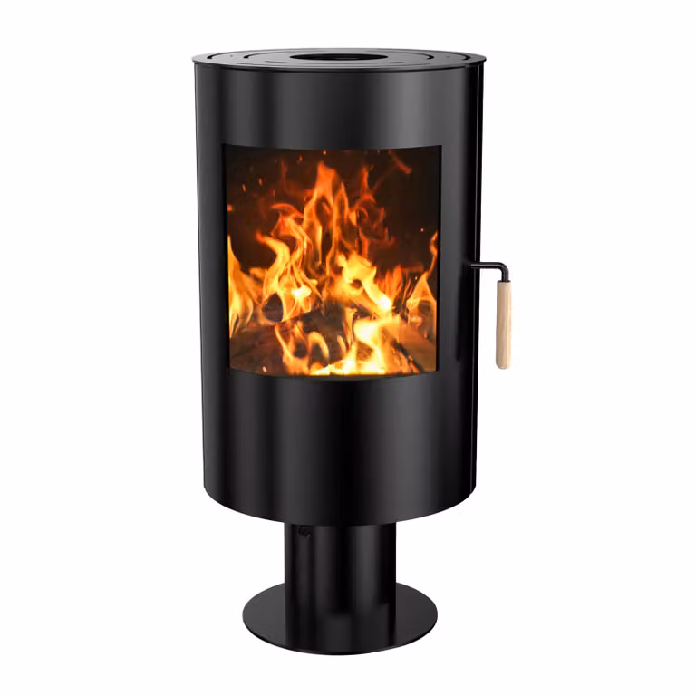 Stufa a legna con base, 8,2 kW, modello Sannover