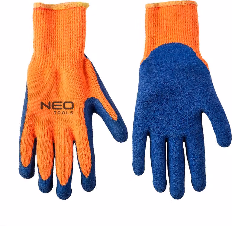 NEO TOOLS Guanti da lavoro, isolati, rivestiti in acrilico e lattice ruvido, 10"