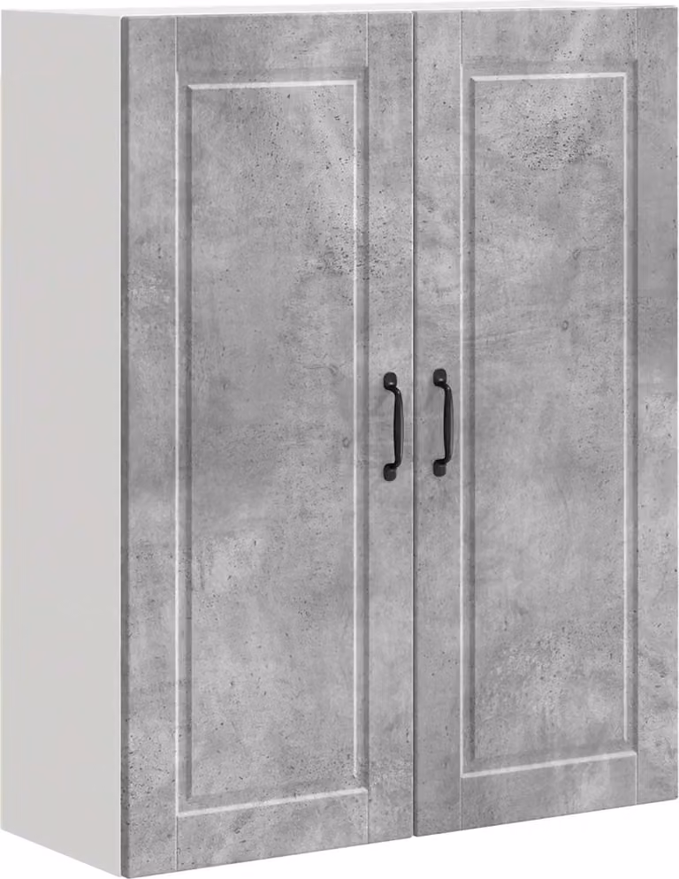 Armadietto a muro PORTO Grigio cemento 80 x 31 x 100 cm