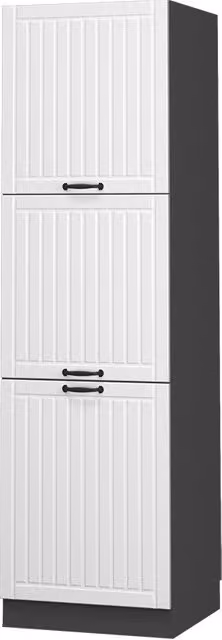 Mobile cucina dispensa Fame-Line Bianco country/Antracite 60 cm Vicco
