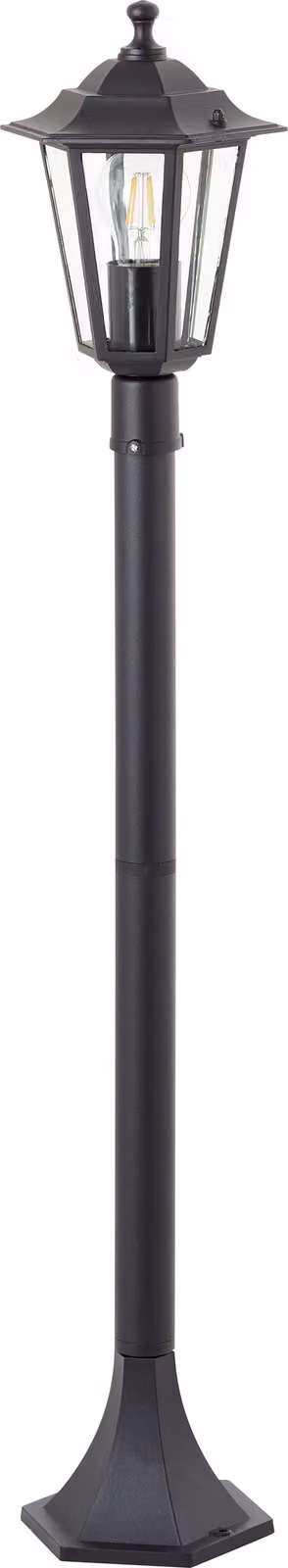 BRILLANTE lampada da terra per esterni Carleen | luce decorativa per sentieri | nero | 100 cm | 1x E27 max. 60 W | IP44