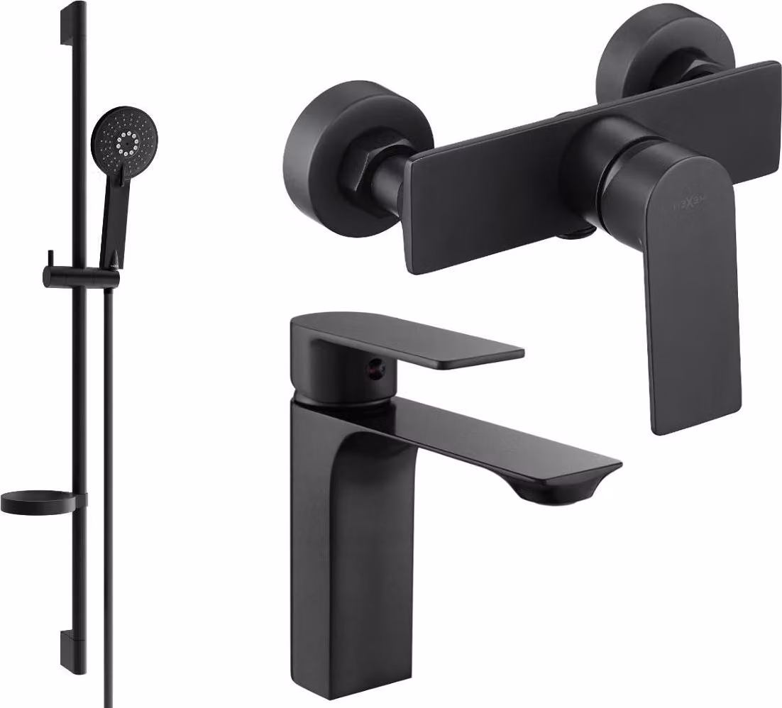 Mexen Alexa DS40 set doccia, nero - 71204DS40-70