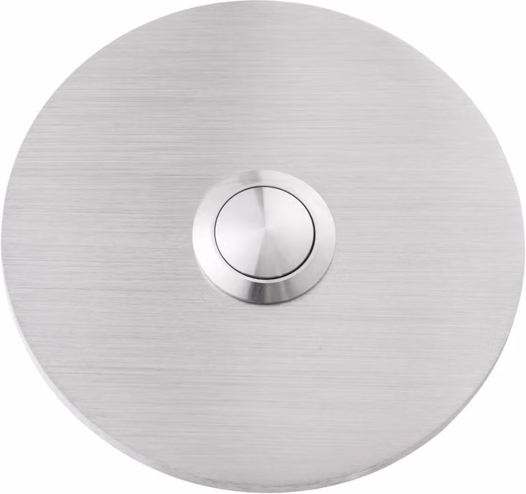 HEIDEMANN 70545 Pulsante campanello singolo in acciaio inox 48 V CA/2 A