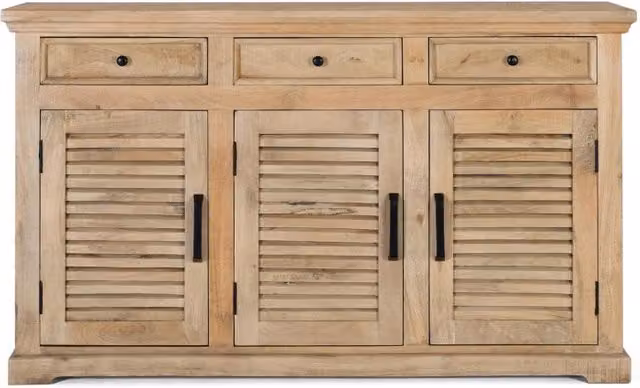 Credenza in legno di mango massello marrone stile rustico – 1