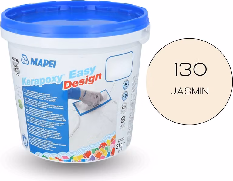 MAPEI® KERAPOXY Easy Design 2K 3 kg 130 gelsomino Adesivo per fughe in resina epossidica per piastrelle