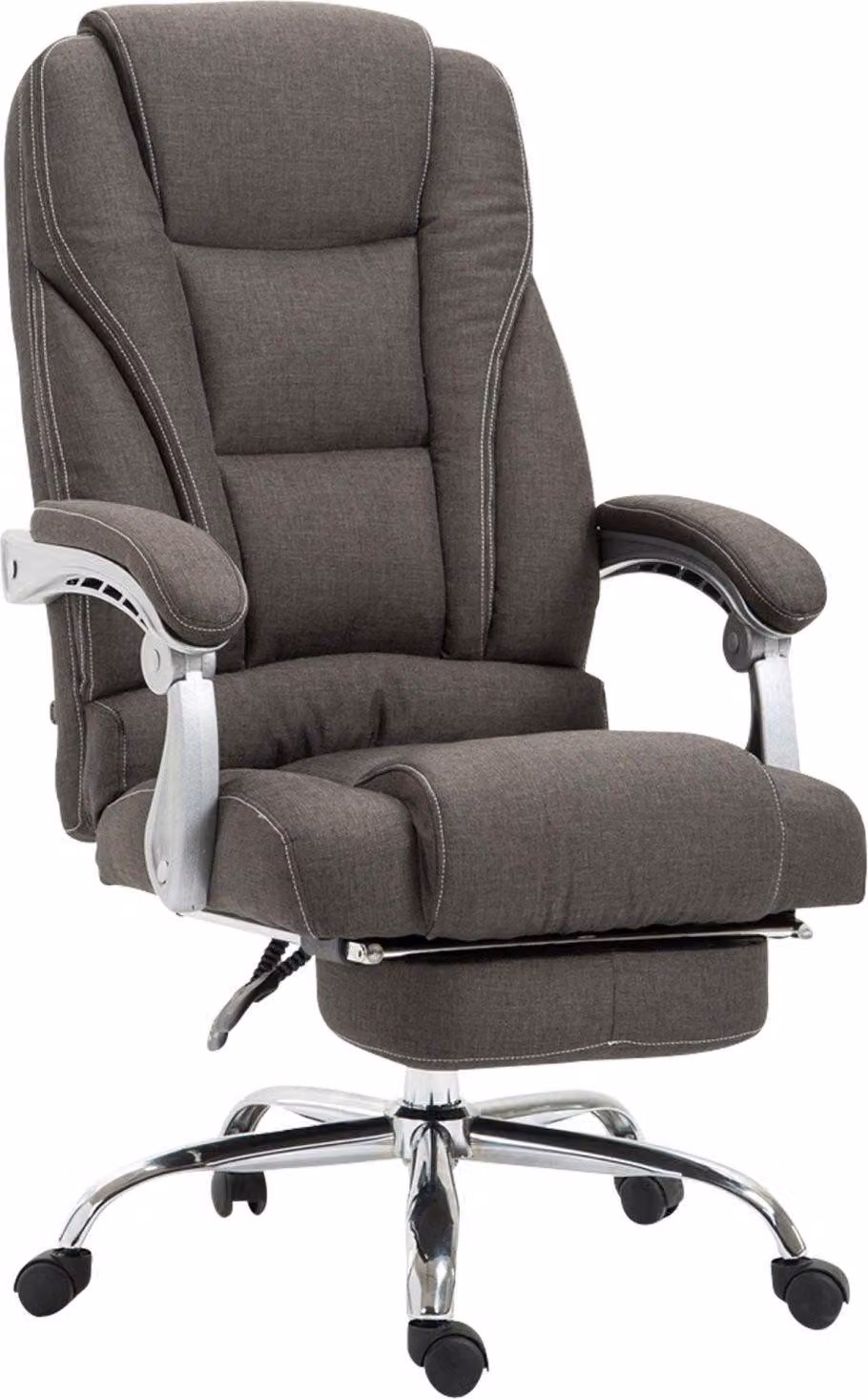 Sedia ergonomica da ufficio - Sedia da ufficio - Altezza del sedile regolabile in continuo. Colore: grigio scuro
