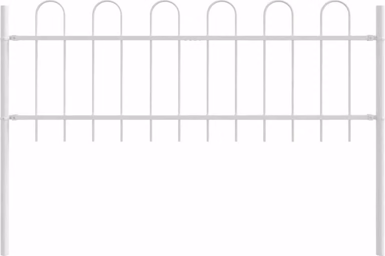 Recinzione per Giardino BOXTEL Bianco