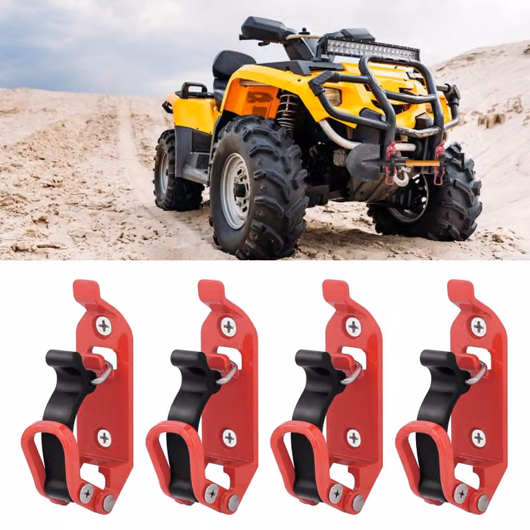 Supporto per pala da neve, 4 pezzi, supporti da parete per barre portatutto