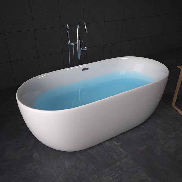 TroniTechnik Vasca da bagno freestanding in acrilico SIFNOS