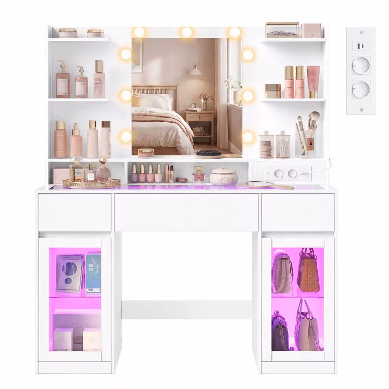 Tavolo da Trucco con Specchio