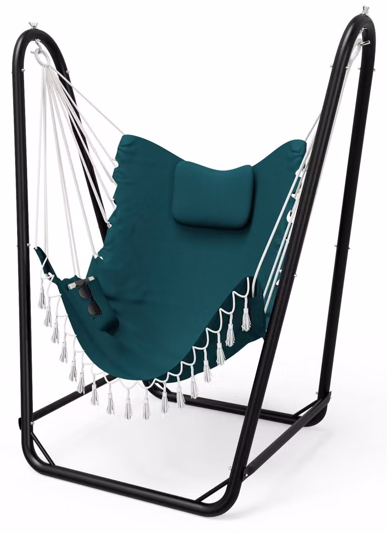 Solidchoice - Sedia a dondolo con struttura, adatta per interni ed esterni