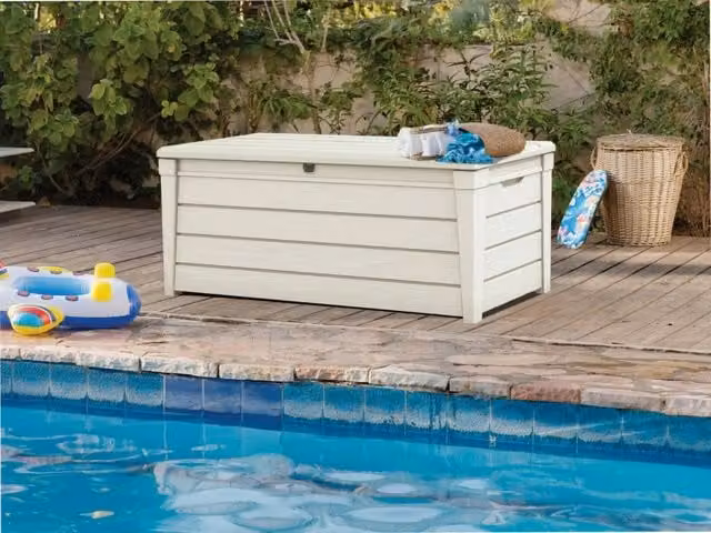 Cassapanca da esterno Wawa DMORA Bianca L145 x P70 x H60 cm – 1