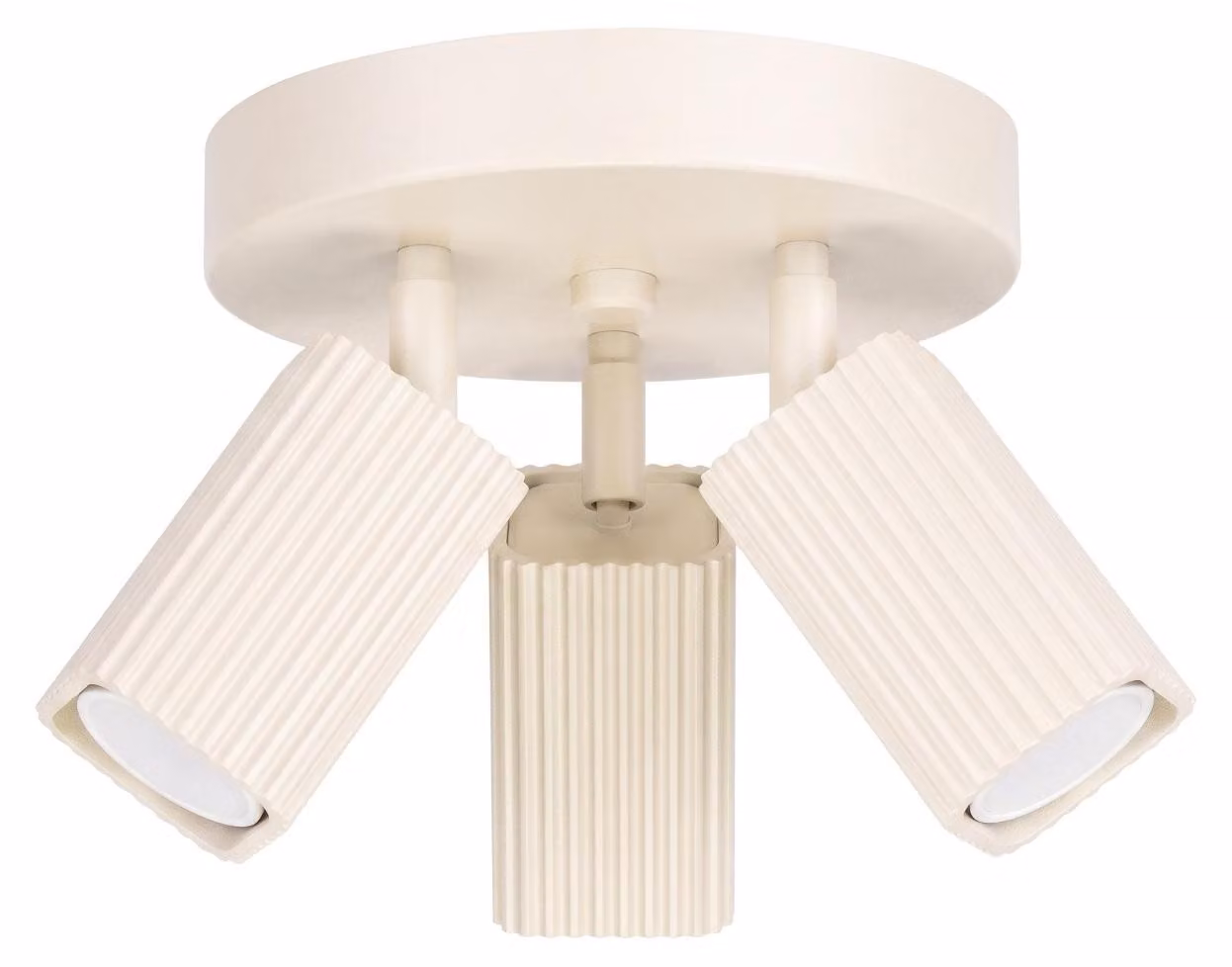Plafoniera RAYO 3P beige 3xGU10 10W alluminio 18x20x20cm Sollux Lighting