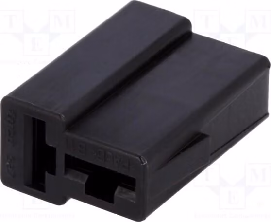 3 connettori femmina protettivi per connettori da 6,3 mm. Numero di contatti: 2. Codice: 180907-5. Isolati: no