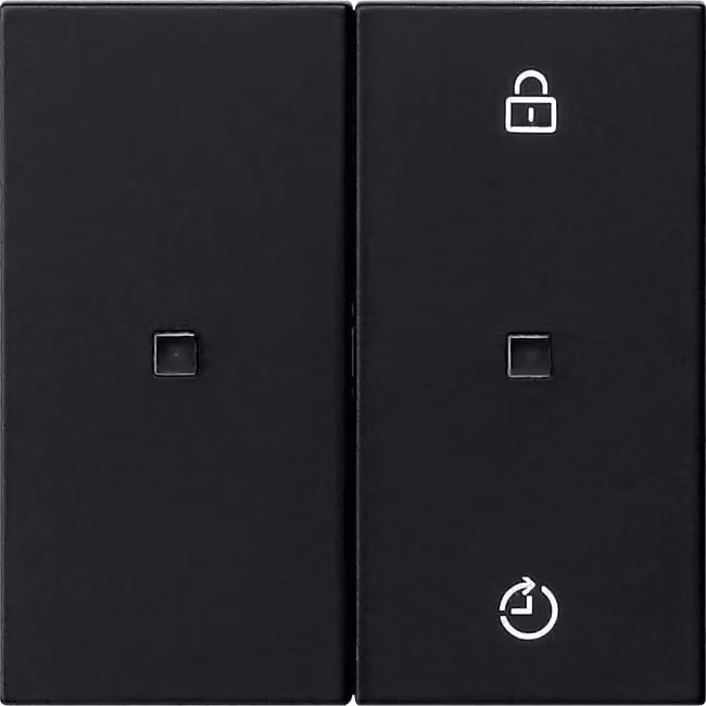 Gira Gira eNet Pannello di comando wireless Memory System 55 Nero m 5493005