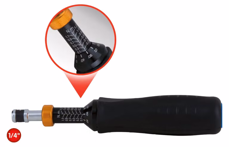 KS TOOLS Cacciavite dinamometrico da 1/4" 10 - 120 cNm - 516.3250