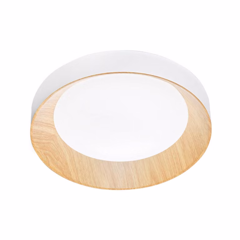 Luce Ambiente Design Plafoniera a LED Arka, Bianco / Opale, Soggiorno / Sala da pranzo, Metallo, Moderno, Plafoniera LED