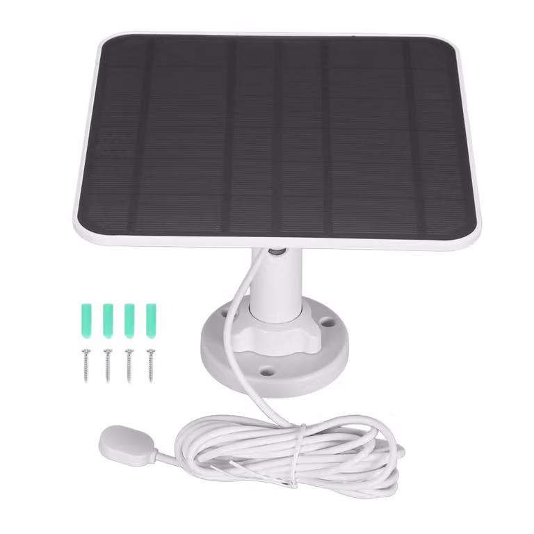 caricatore a pannello solare da 12 W, IP65, impermeabile, ricarica magnetica, telecamera di sicurezza, alimentazione solare per Arlo Pro 3, Pro 4, Ultra 2, Go 2