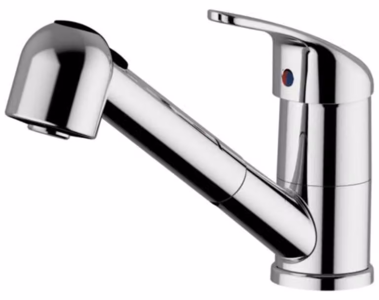 Rubinetto da cucina con doccetta estraibile - Cromo