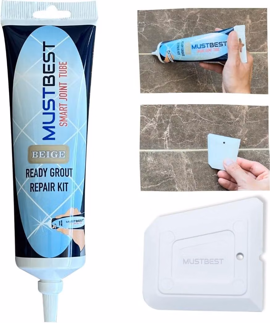 Malta di riparazione per piastrelle ad asciugatura rapida per riempimenti | 250 ml, Beige