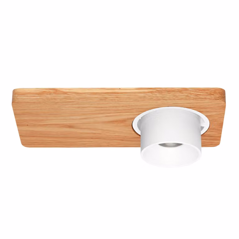 Linea Light Plafoniera a LED Beebo, dimmerabile, Legno chiaro, Corridoio, Legno, Campagna / Rustiche, Plafoniera LED