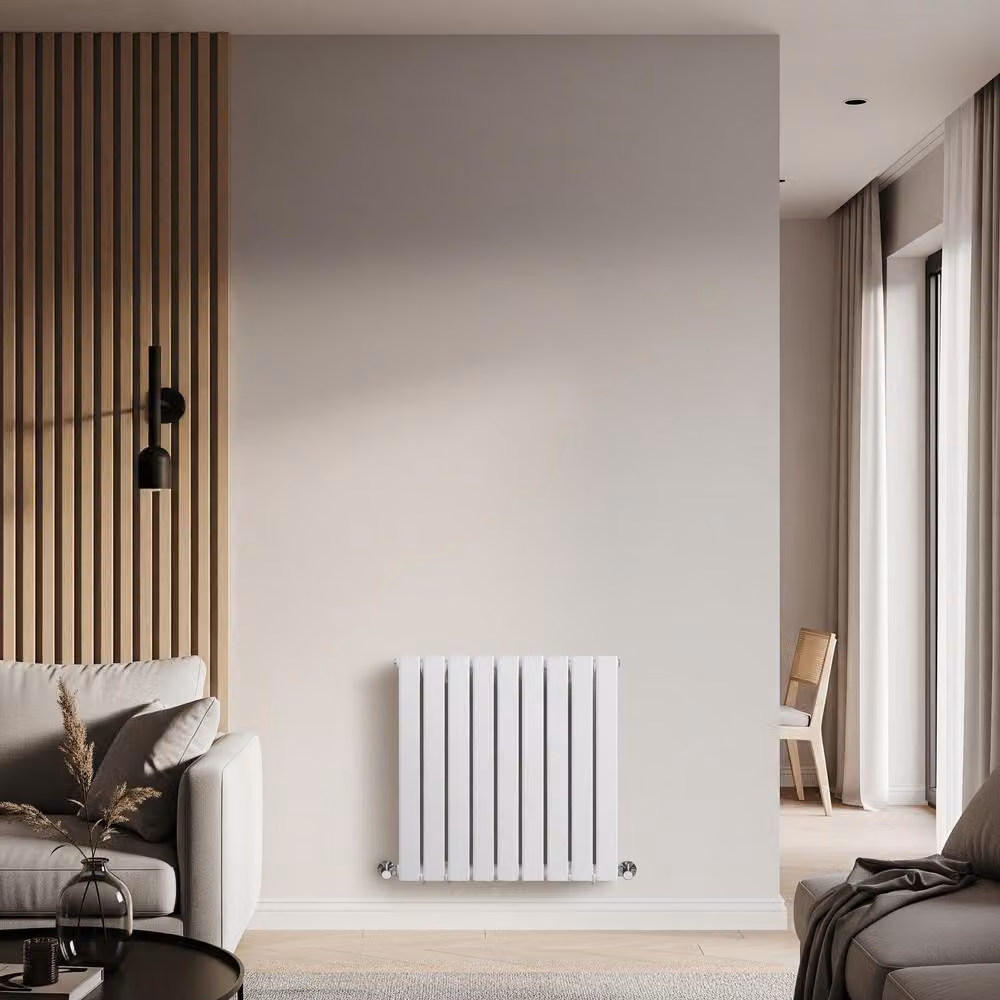 Radiatore Orizzontale Design Bianco 635x630mm 450W - Delta