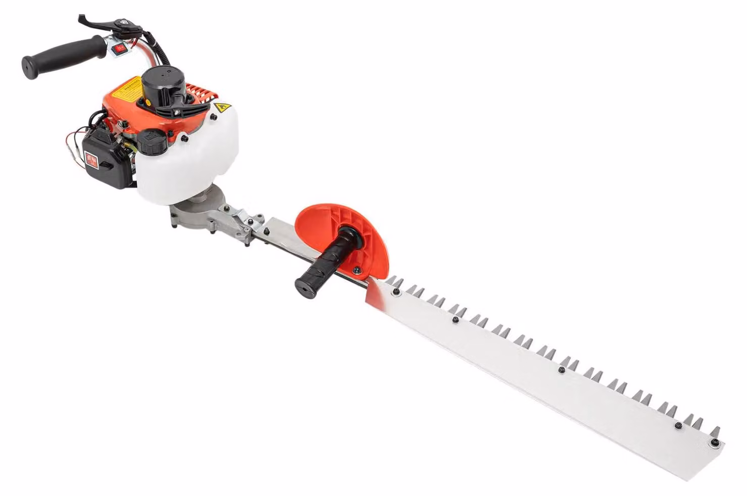 Tagliasiepi a benzina - 22,5cc, motore a 2 tempi - Potenza: 0,65 kW - Lame monostrato - Motore monocilindrico raffreddato ad aria - 7500 giri/min - Colore: rosso