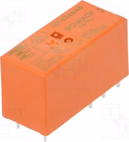 1x Relè: elettromagnetico, 8A/250VAC, 8A (contatto ausiliario), bobina: 48VAC, grado di protezione IP40, codice prodotto: 7-1393243-7, elettrico