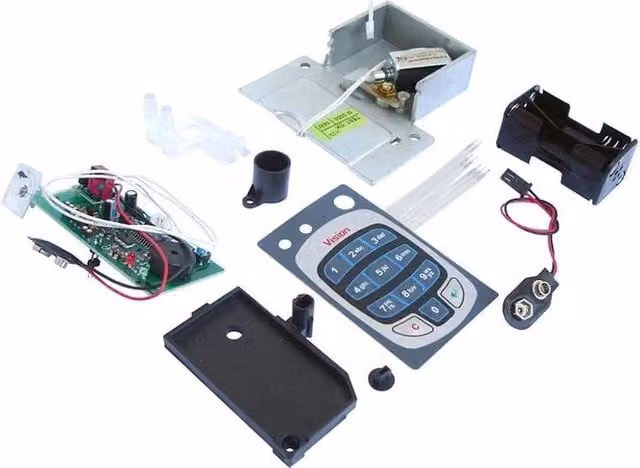 Kit di conversione per cassaforte digitale Cisa 07114.17.0 Vision 6V per serie 82610 82650 82710 82750 colore nero