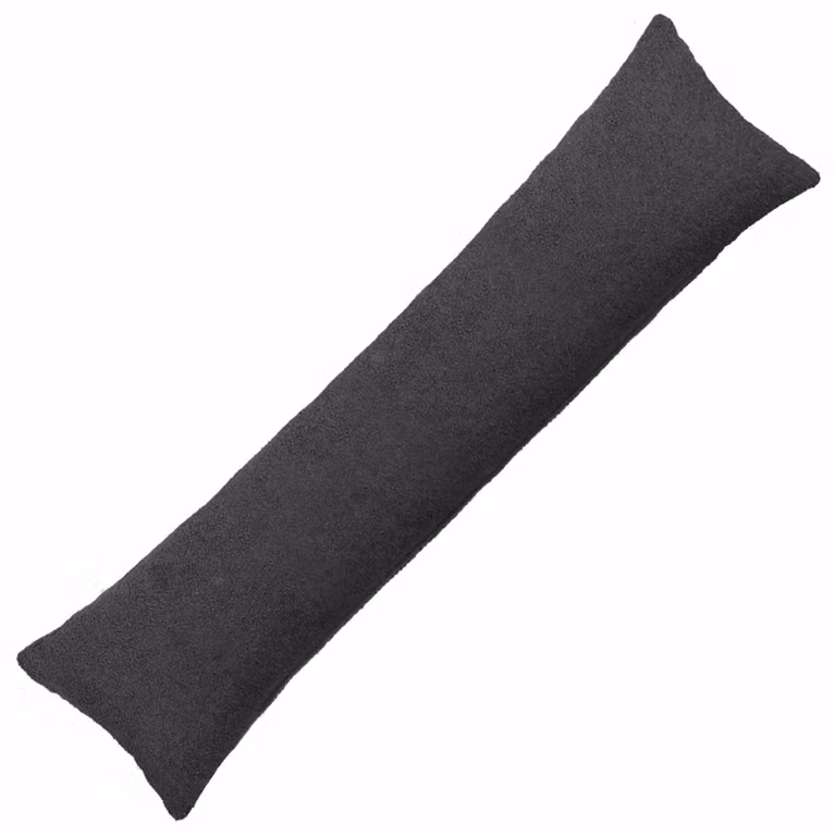 Federa vidaXL HEERLEN Grigio Scuro in tessuto bouclé lavabile, L: 145 cm x P: 40 cm