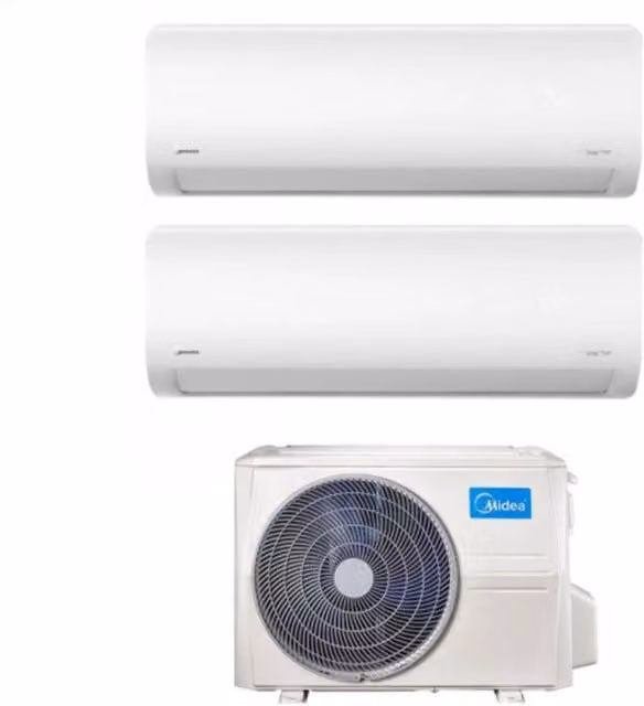 Condizionatore Dual Split Midea Xtreme Pro Wi-Fi 12+12 Bianco con Controllo via App e Telecomando