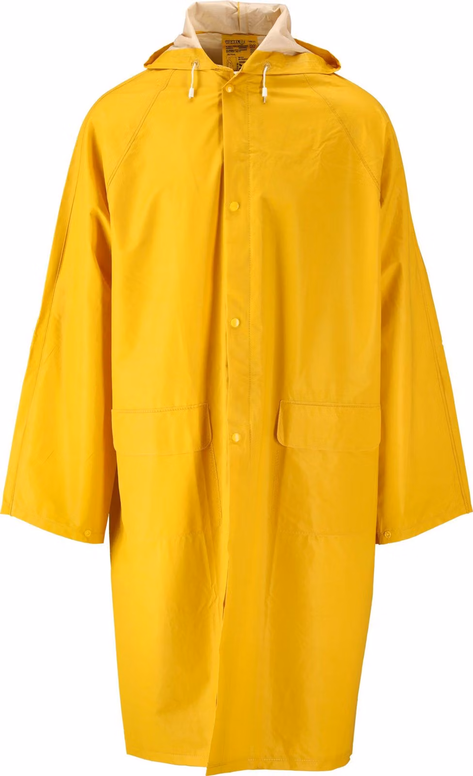 Impermeabile giallo, taglia XXXL, in PVC/poliestere