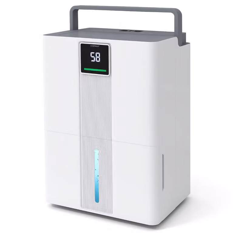 Deumidificatore Costway Bianco con 3 modalità e timer 24H, capacità 35 L al giorno